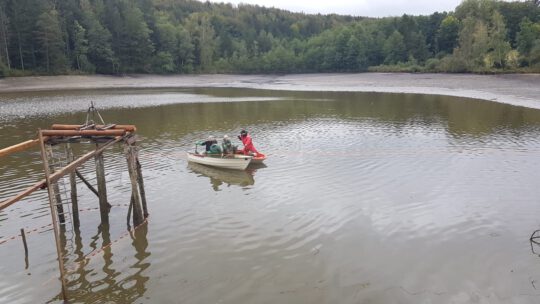 Abfischen Kreuzweiher